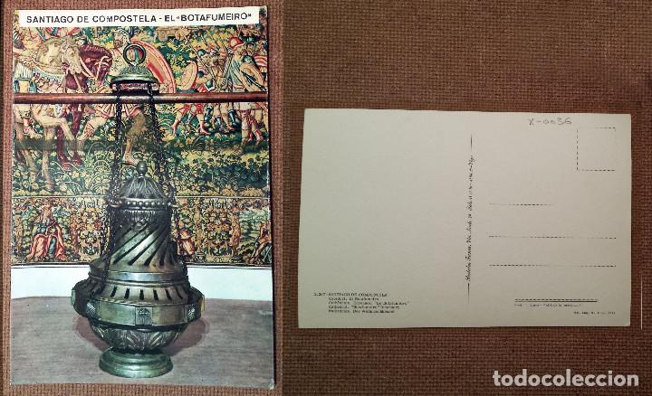 Postales: SANTIAGO DE COMPOSTELA - CATEDRAL, EL BOTAFUMEIRO - postcard