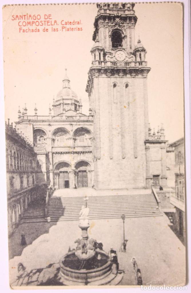 Postcards: Postal Santiago de COmpostela. Plaza de las PLaterias.