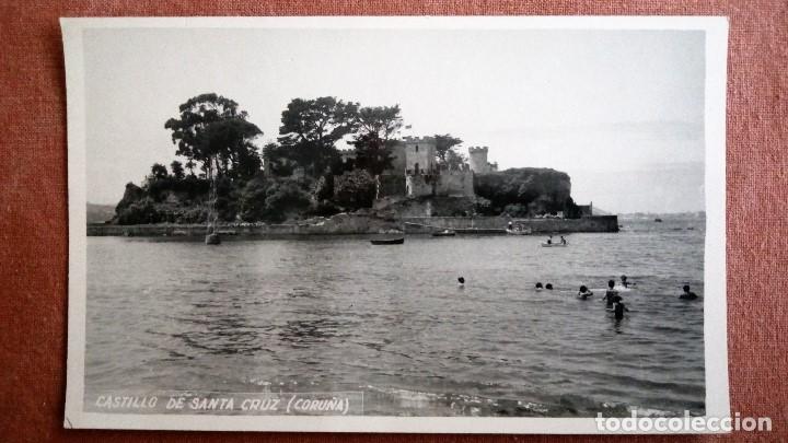 Postales: POSTAL CORU&Ntilde;A - CASTILLO DE SANTA CRUZ