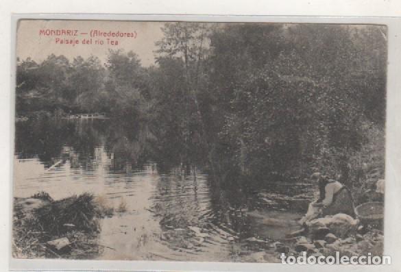 Postkarten: Mondariz. Alrededores. Paisaje de Rio Tea. Circulada en 1919