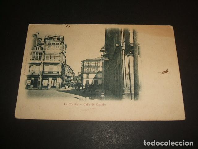 Postales: LA CORU&Ntilde;A CALLE DE CASTELAR - Foto 1