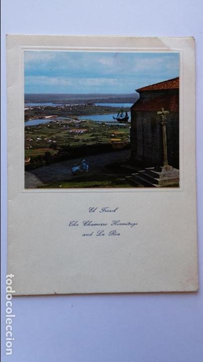 Postales: Postal de 4 paginas escrita en 1971 de el ferrol del caudillo con una vespa