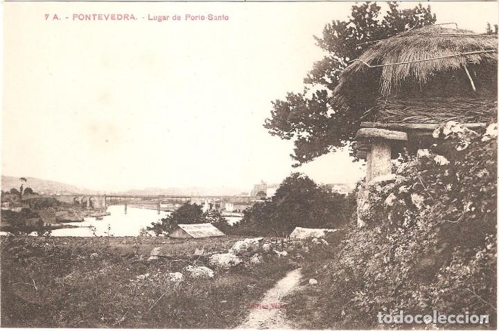Postales: PONTEVEDRA LUGAR DE PORTO SANTO