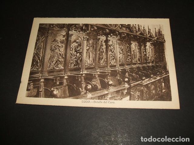 Postales: LUGO DETALLE DEL CORO - Foto 1