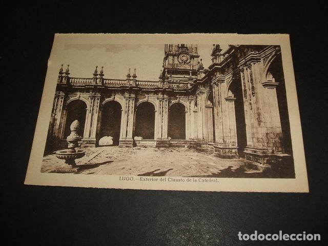 Postales: LUGO EXTERIOR DEL CLAUSTRO DE LA CATEDRAL - Foto 1