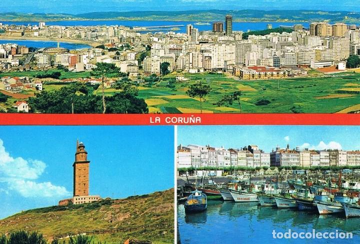Postales: POSTAL A CORU&Ntilde;A. EDICIONES ARRIBAS. ZARAGOZA - Foto 1