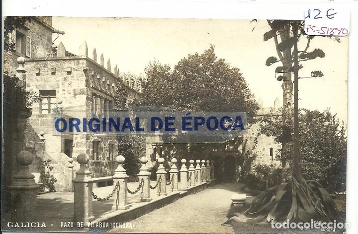 Cartes Postales: (PS-51890)POSTAL FOTOGRAFICA DE CORU&Ntilde;A-PAZO DE VILABOA.FOTO FERRER.