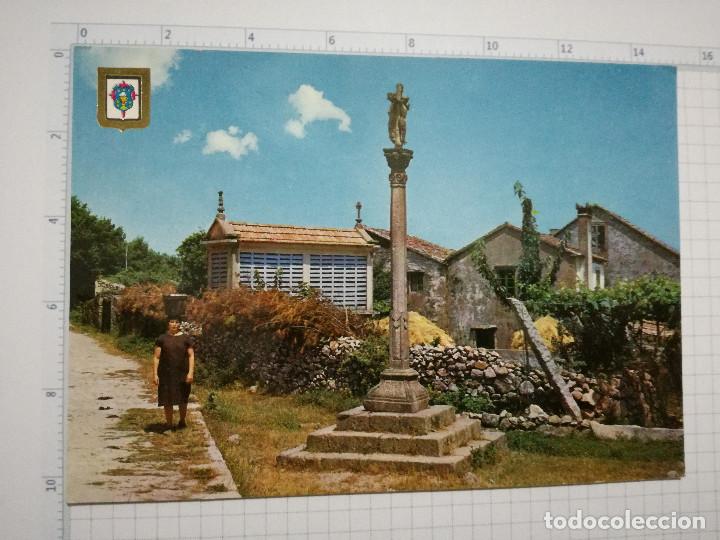 Postales: POSTAL N&ordm; 22 - GALICIA - CRUCERO Y HORREO - ED. FISA 1964