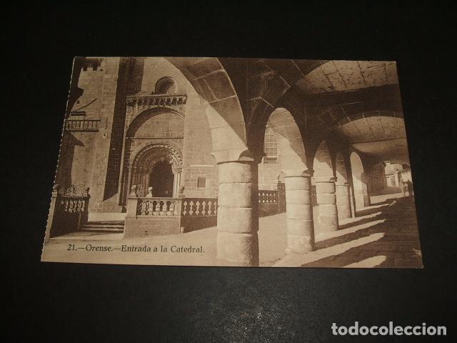 Postales: ORENSE ENTRADA A LA CATEDRAL - Foto 1