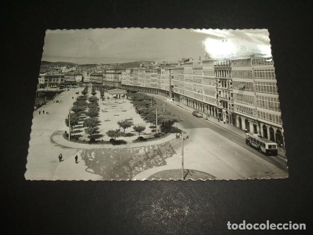 Postales: LA CORU&Ntilde;A PASEO DE LA MARINA - Foto 1