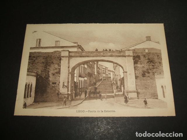 Postales: LUGO PUERTA DE LA ESTACION - Foto 1