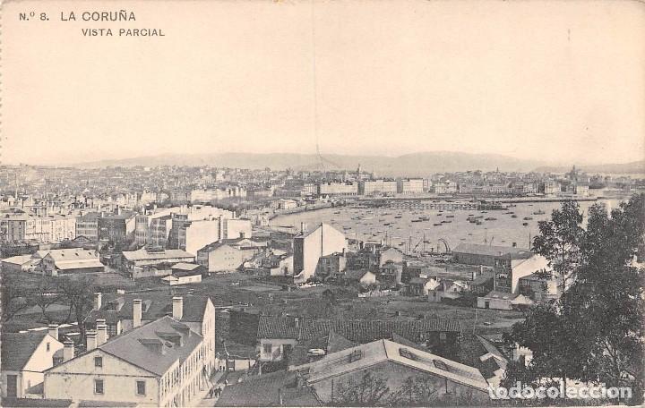 Postales: LA CORU&Ntilde;A.- VISTA PARCIAL