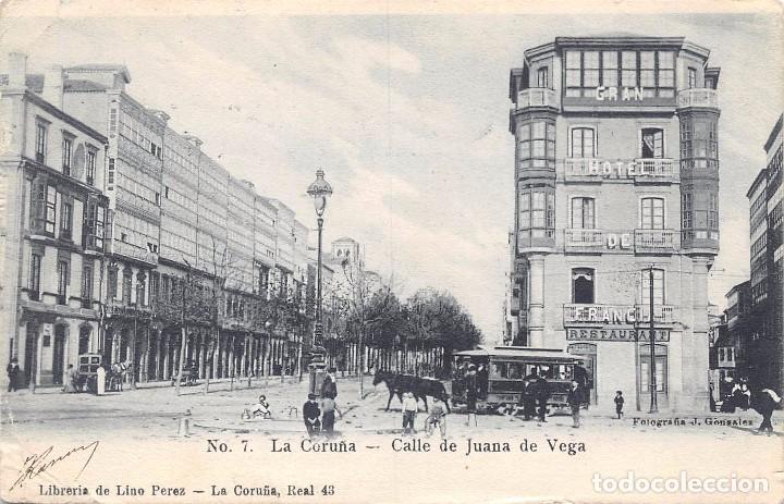 Postkarten: LA COUR&Ntilde;A.- CALLE DE JUANA DE VEGA