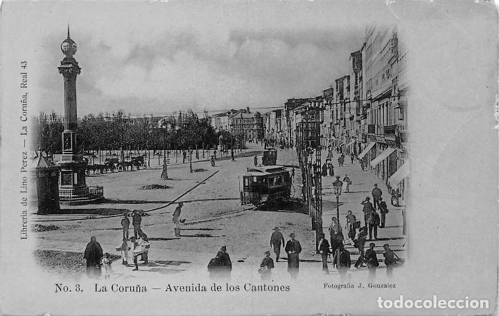 Postales: LA COUR&Ntilde;A.- AVENIDA DE LOS CANTONES