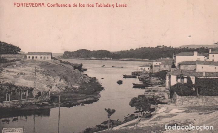 Postales: POSTAL PONTEVEDRA.- CONFLUENCIA DE LOS RIOS TABLADA Y LEREZ P.MUNDI/GALI-20