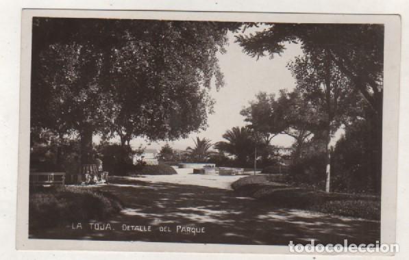 Postales: La Toja. Detalle del parque. Circulada en 1930