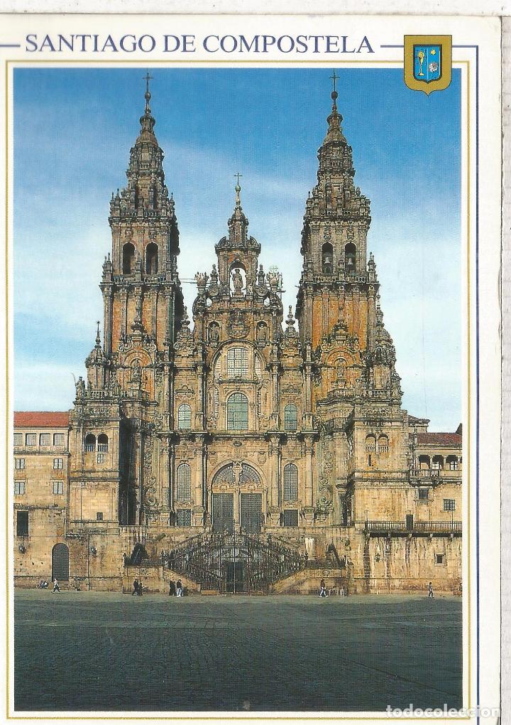 Postales: SANTIAGO DE COMPOSTELA CORU&Ntilde;A ESCRITA - Foto 1