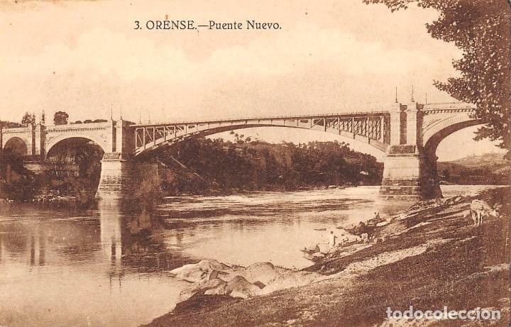 Postales: ORENSE.- PUENTE NUEVO - Foto 1