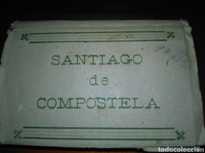 Postales: 16 POSTALES VISTAS SANTIAGO DE COMPOSTELA- L. ROISIN ACORDEON DESPLEGABLE. 9,5x 6 cm.