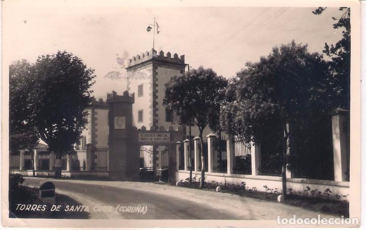 Postales: POSTAL DE TORRES DE SANTA CRUZ -CORU&Ntilde;A -