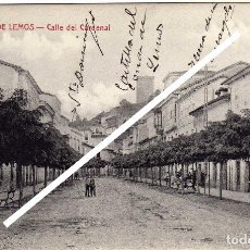 Postales: BONITA POSTAL - MONFORTE DE LEMOS (LUGO) - CALLE DEL CARDENAL . Lote 96713247
