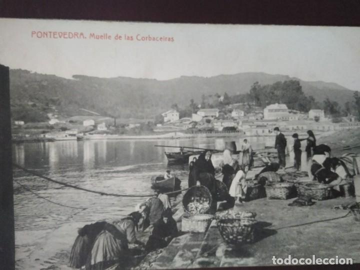 Postales: PONTEVEDRA.  MUELLE DE LAS CORBACEIRAS.  SIN CIRCULAR. - Foto 3