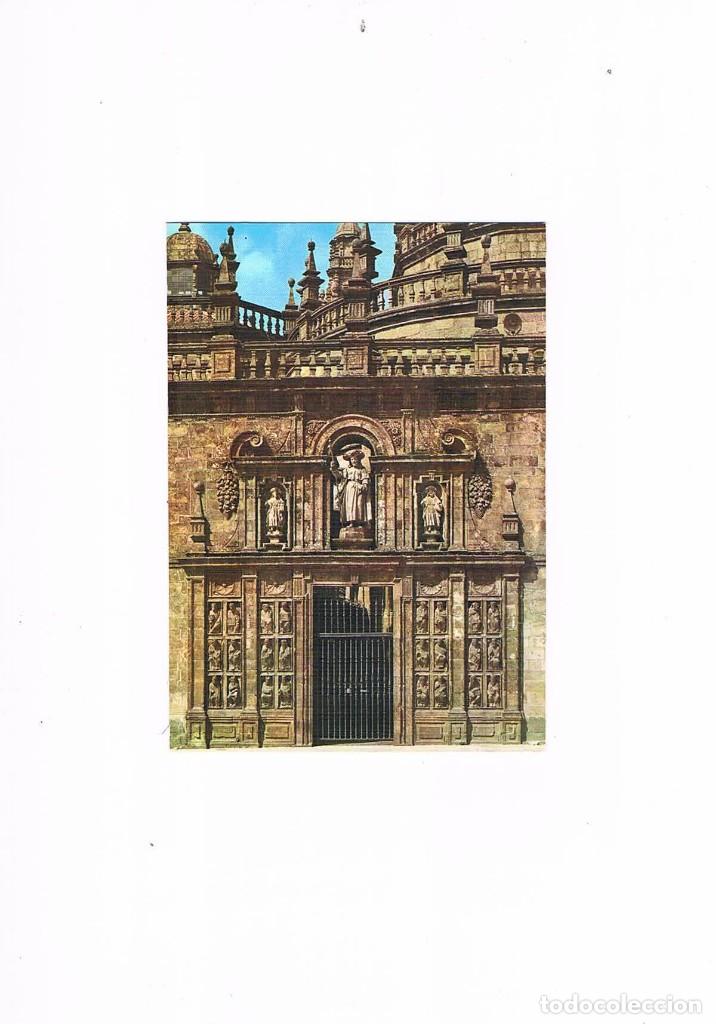 Postales: POSTAL ANTIGUA GALICIA SIN CIRCULAR SANTIAGO DE COMPOSTELA CATEDRAL PUERTA SANTA