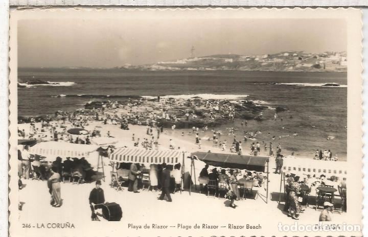 Postales: CORU&Ntilde;A RIAZOR ESCRITA - Foto 1