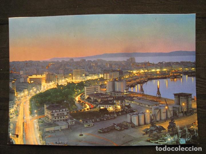 Postales: POSTAL LA CORU&Ntilde;A - ATARDECER. - Foto 1