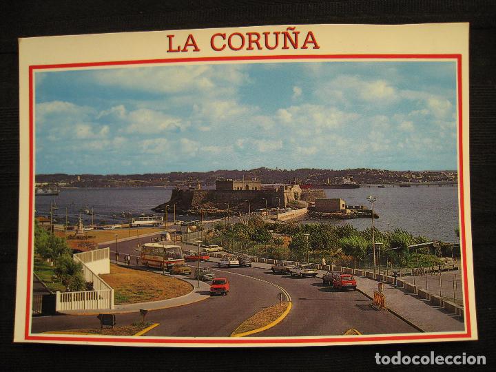 Postales: POSTAL LA CORU&Ntilde;A - CASTILLO DE SAN ANTON. - Foto 2