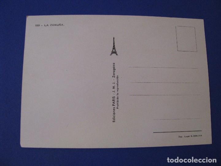Postales: POSTAL DE LA CORU&Ntilde;A. ED. PAR&Iacute;S. SIN CIRCULAR. - Foto 2