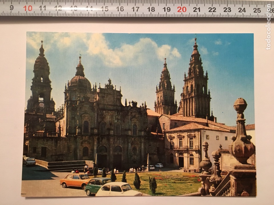 Postales: Postal. 3248. SANTIAGO DE COMPOSTELA. Catedral. Pta. de la Azabacheria. Col. PERLA. H. 1960