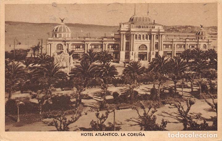 Cartoline: LA CORU&Ntilde;A.- HOTEL ATL&Aacute;NTICO