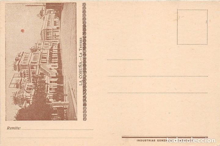 Postales: LA CORU&Ntilde;A.- LA TERRAZA - Foto 1