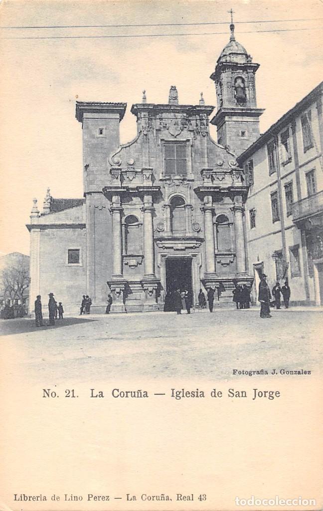 Cartoline: LA CORU&Ntilde;A.- IGLESIA DE SAN JORGE