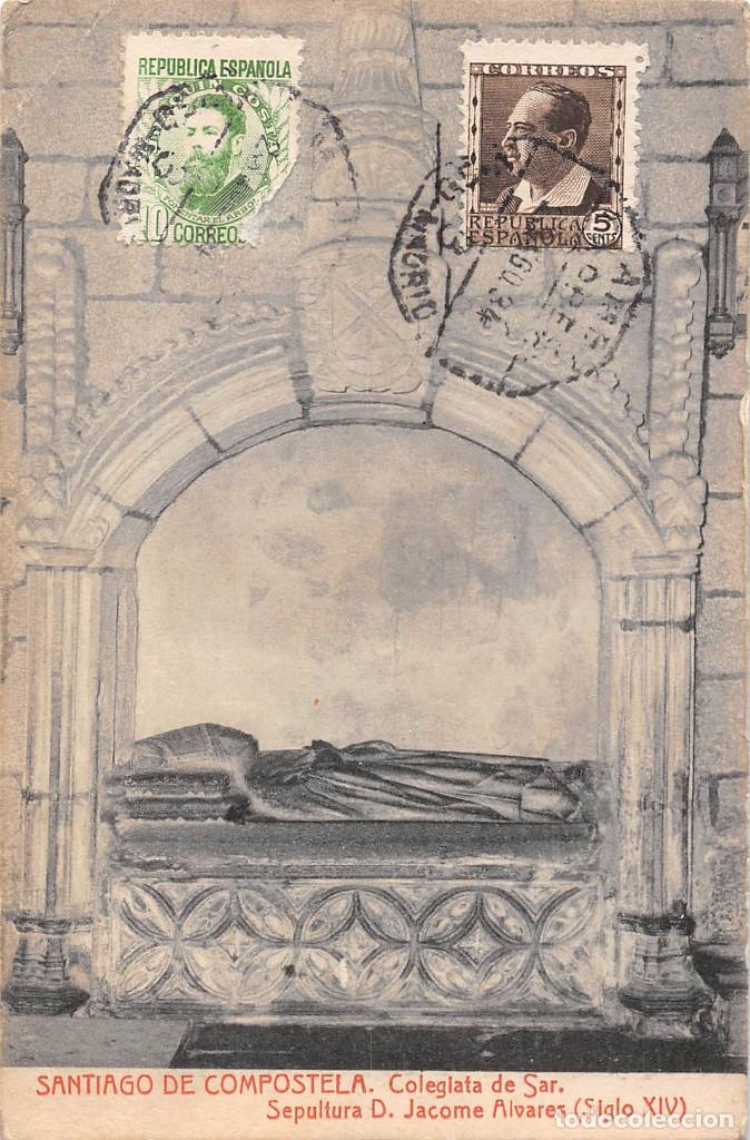 Cartoline: SANTIAGO DE COMPOSTELA.- COLEGIATA DE SAR.- SEPULTURA D. JACOME ALVARES