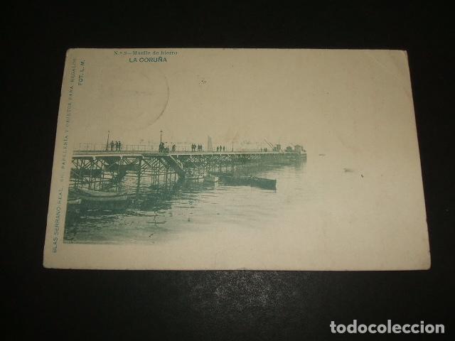Postales: LA CORU&Ntilde;A MUELLE DE HIERRO - Foto 1