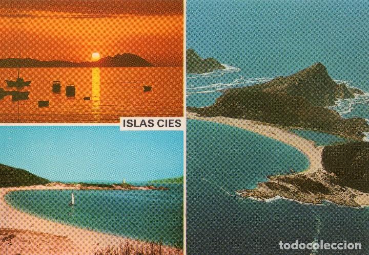 Postales: Islas cies, Ria de Vigo, ed. Fama, n&ordm; 3305