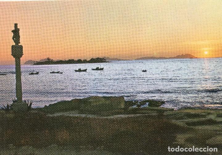 Postales: Galicia, Puesta de sol, ed. Arribas, n&ordm;2916, a&ntilde;os 70