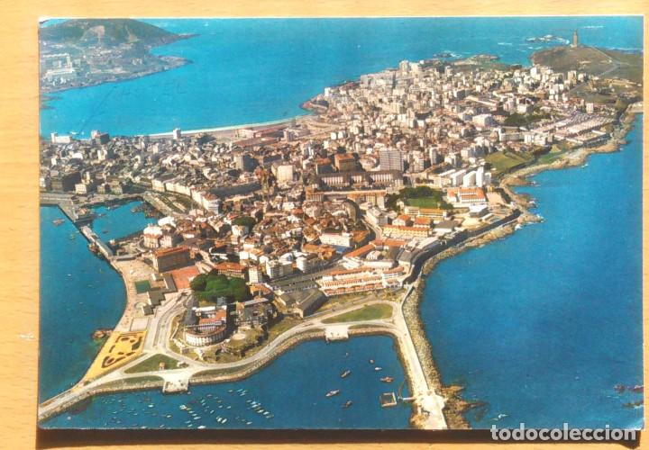 Postales: LA CORU&Ntilde;A - VISTA AEREA - Foto 1