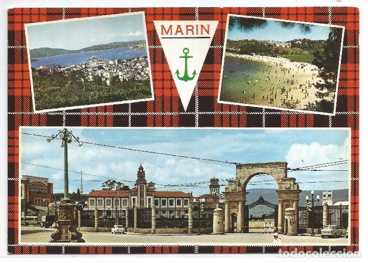 Postales: MARIN N&ordm; 15 VARIAS VISTAS / EDICIONES ARRIBAS / SIN FRANQUEAR