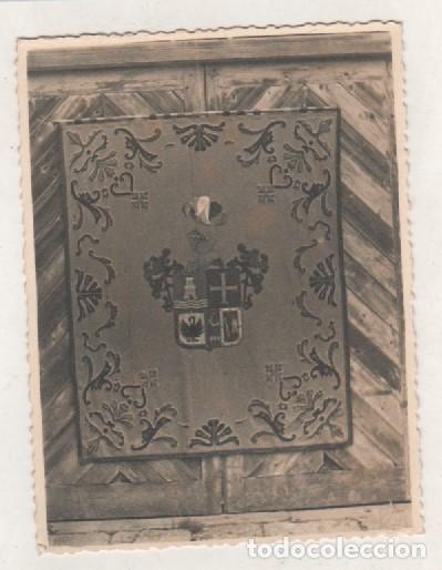 Postais: Fotograf&iacute;a de escudo nobiliario Foto Arosa Villagarcia 1950 Medidas:  11,50 x 9 cm