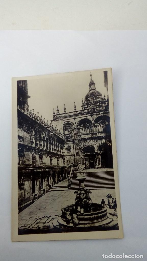 Cartes Postales: POSTAL ANTIGUA DE SANTIAGO DE COMPOSTELA CATEDRAL FACHADA DE LAS PLATERIAS SIN CIRCULAR