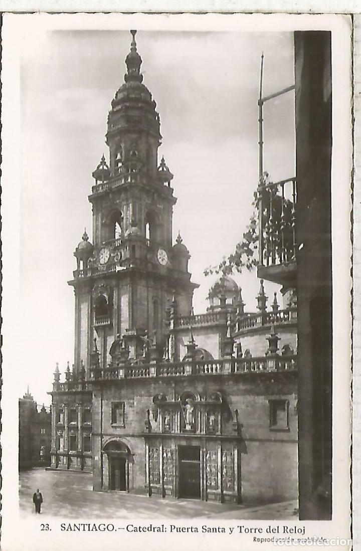 Postcards: CORU&Ntilde;A SANTIAGO DE COMPOSTELA SIN ESCRIBIR