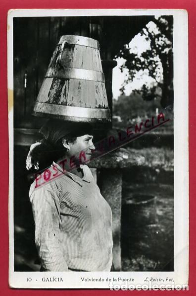 Postales: POSTAL  GALICIA, VOLVIENDO DE LA FUENTE, COSTUMBRISTA,  P87617