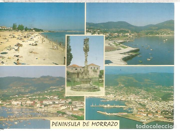 Postales: PENINSULA DE MORRAZO  PONTEVEDRA ESCRITA - Foto 1