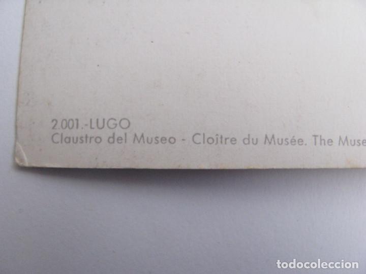 Postales: POSTAL CLAUSTRO DEL MUSEO - LUGO - Foto 3