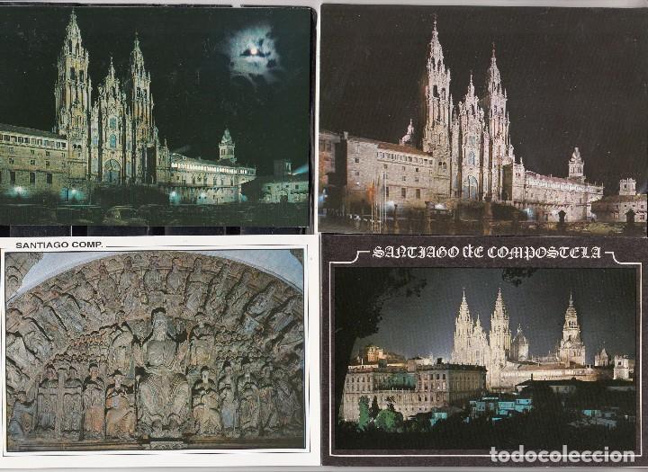 Postales: LOTE DE 10 POSTALES DIVERSAS DE SANTIAGO DE COMPOSTELA