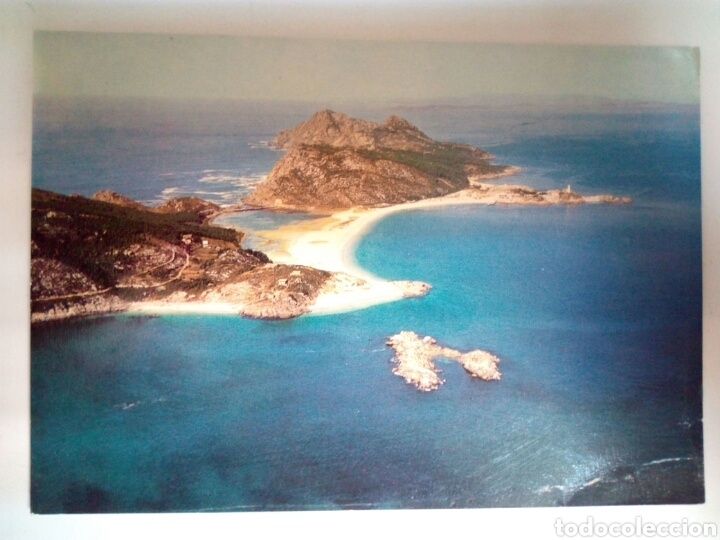 Postales: Postal de Vigo. A&eacute;rea. Islas C&iacute;es. - Foto 1