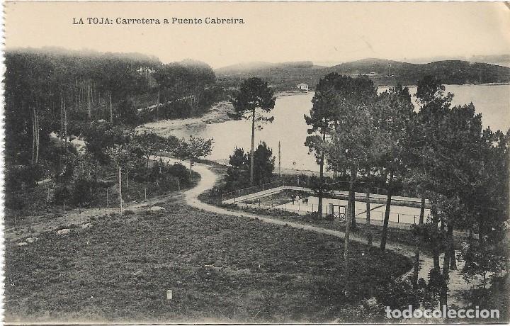 Postkarten: LA TOJA .- CARRETERA A PUENTE CABREIRA  .- EDICION HAUSER Y MENET